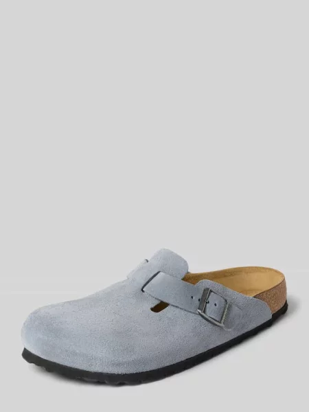 Chodaki ze skóry z klamrą z bolcem Model Boston' Birkenstock