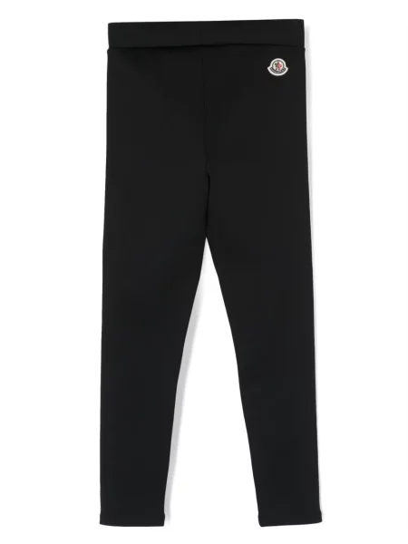 Legginsy dziecięce Moncler Enfant czarne