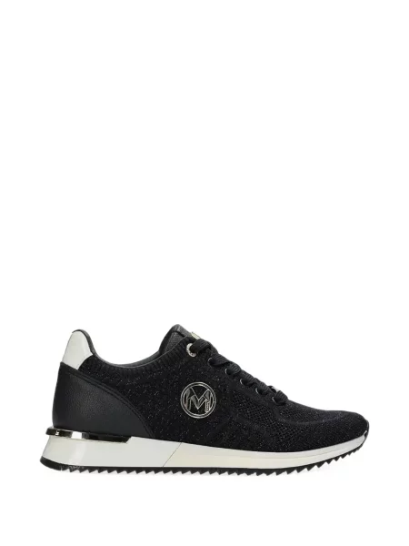 Sneakerși Mexx tricotate cu autograf negru