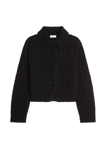 Cardigan Dries Van Noten de lână negru
