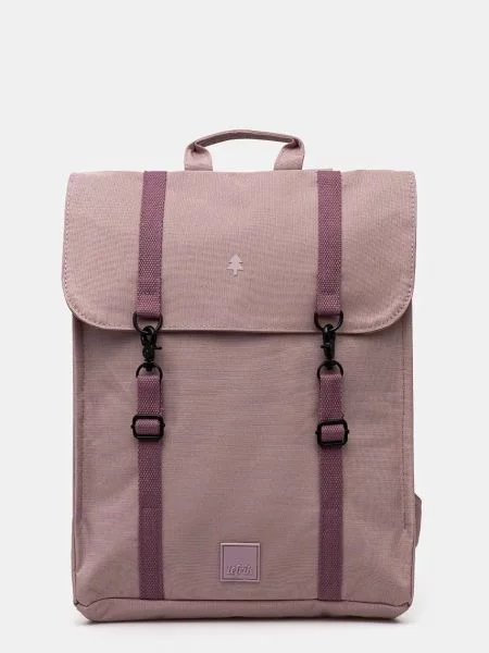 Geantă Lefrik cu dungi violet