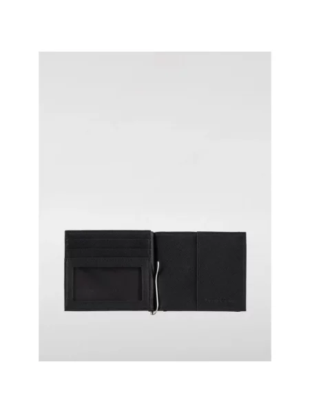 Portfel Emporio Armani elegancki czarny