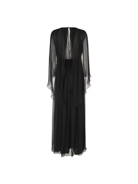 Sukienka maxi Alberta Ferretti czarna