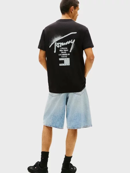 Футболка Tommy Jeans чорна