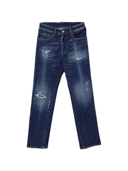 Jeansy dziecięce Dsquared2 niebieskie