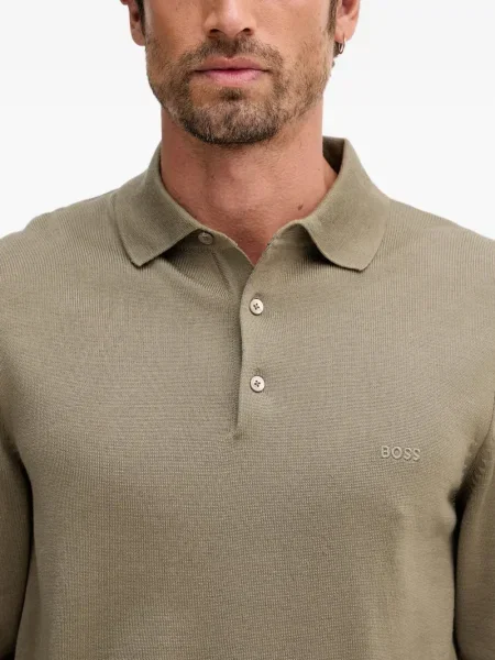 Μακρύς polo Boss πράσινο