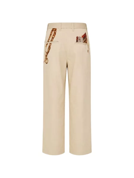 Pantaloni Doublet cu broderie