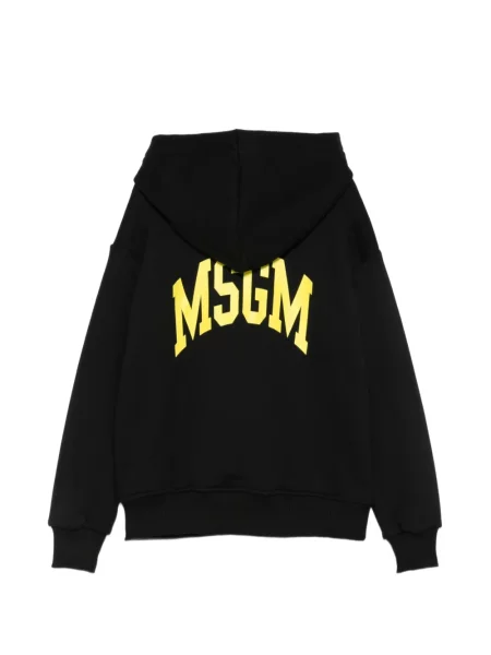 Bluza z kapturem dziecięca Msgm czarna