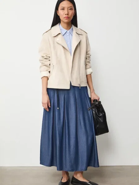 Medicine kurtka biker beżowa