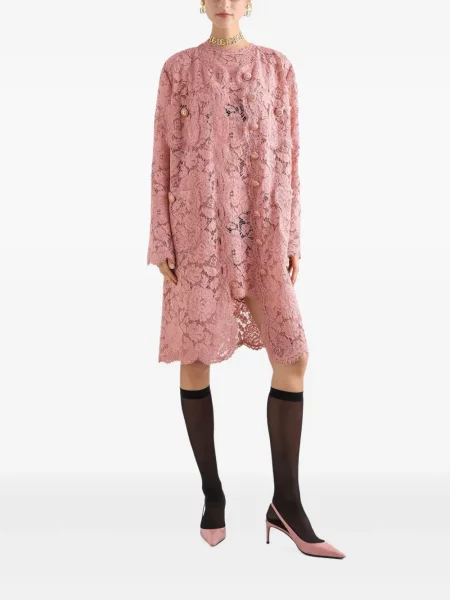 Rochie mini Dolce & Gabbana de costum roz