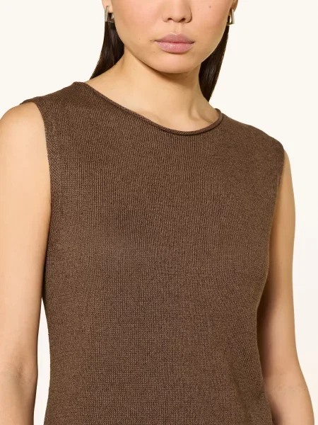 Marc O'polo Sukienka Z Dzianiny Z Lnem braun