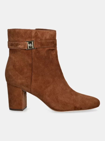 Botine Lauren Ralph Lauren din piele maro