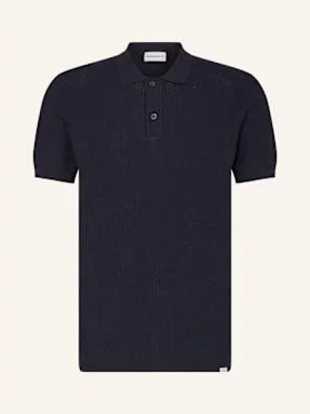 Nowadays Koszulka Polo Z Dzianiny blau granatowe