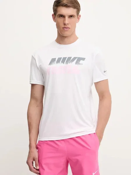 Тениска за плуване Nike бяло
