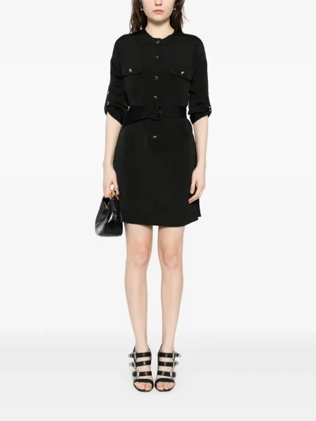Rochie tip cămașă Tom Ford de costum negru