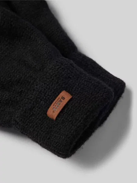 Rękawiczki z detalem z logo model ‘HAAKON’ Barts czarne