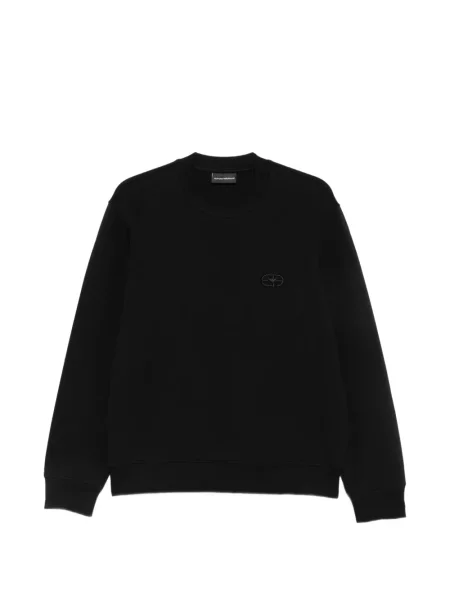Pulover Emporio Armani cu autograf negru