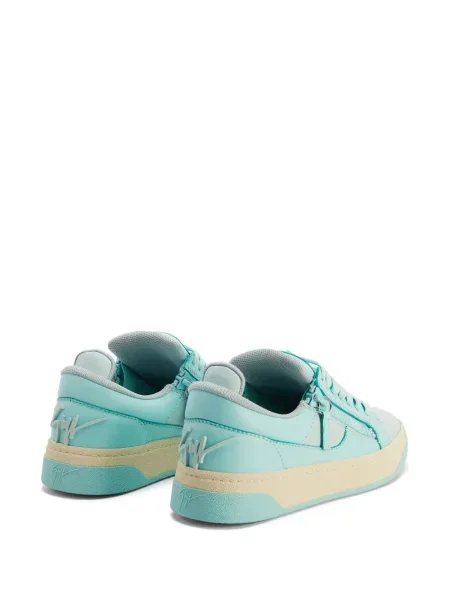 Sneakerși Giuseppe Zanotti din piele albastru