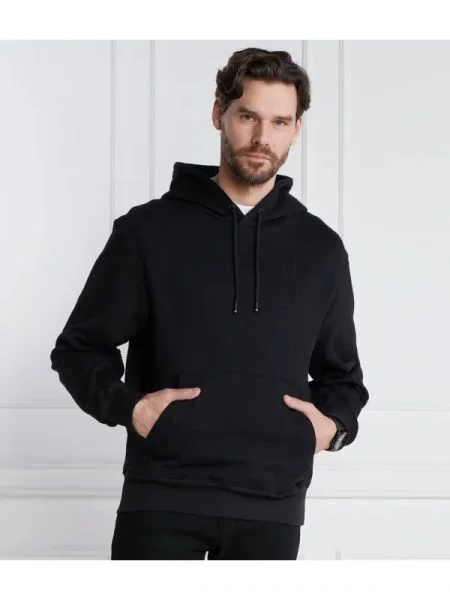 BOSS ORANGE Hanorac We_Patchwork negru