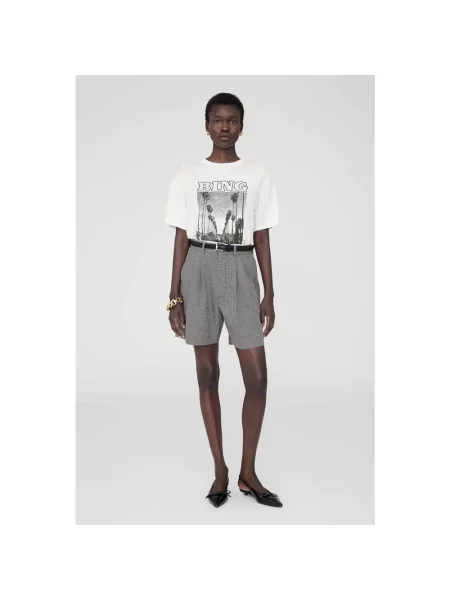 Anine Bing Louis t-shirt beżowa