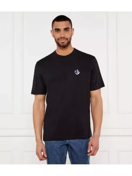 Karl Lagerfeld Jeans Tricou | Relaxed fit negru