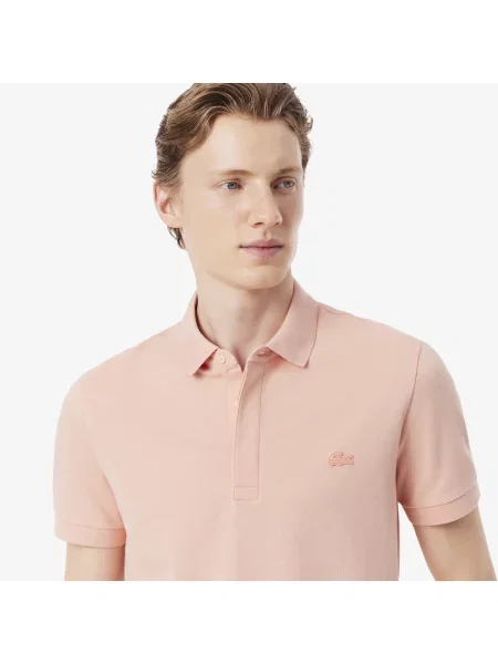 Lacoste Koszulka Polo Paryż Regular Fit różowa