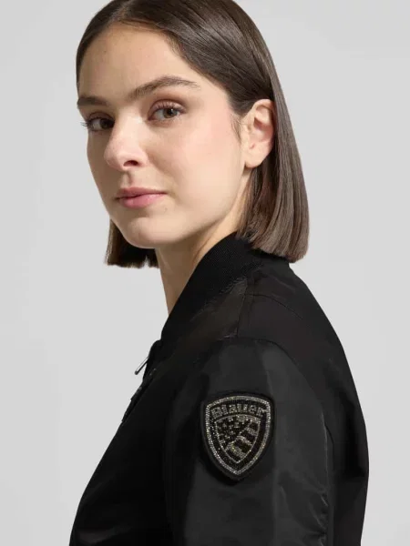 Bomberka z zapinane na błyskawiczny model LAURIE' Blauer czarny
