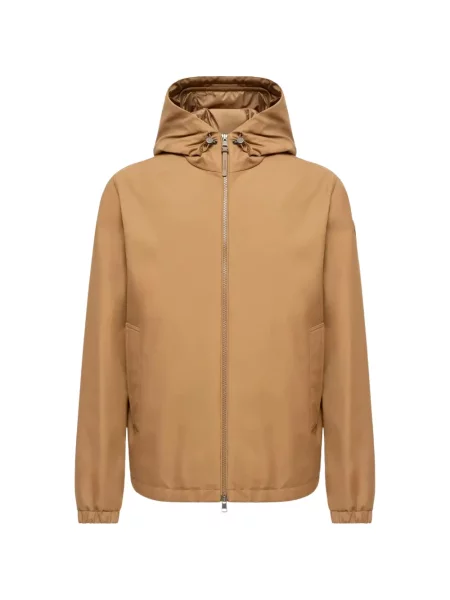 Krótka kurtka puchowa Moncler 3 w 1 brązowa