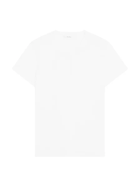 Koszulka Max Mara z logo biała