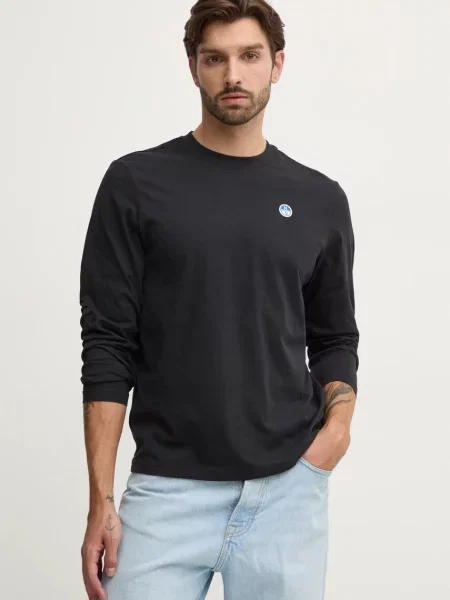 Тениска с дълъг ръкав North Sails черно