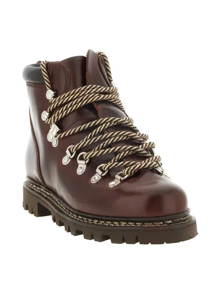 Botki Paraboot skórzane brązowe