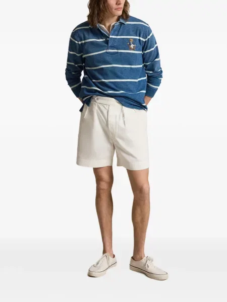 Șosete Polo Ralph Lauren cu broderie în carouri de flanelă verde