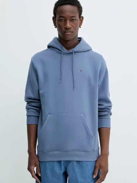 Суичър с качулка Tommy Hilfiger с качулка бежово