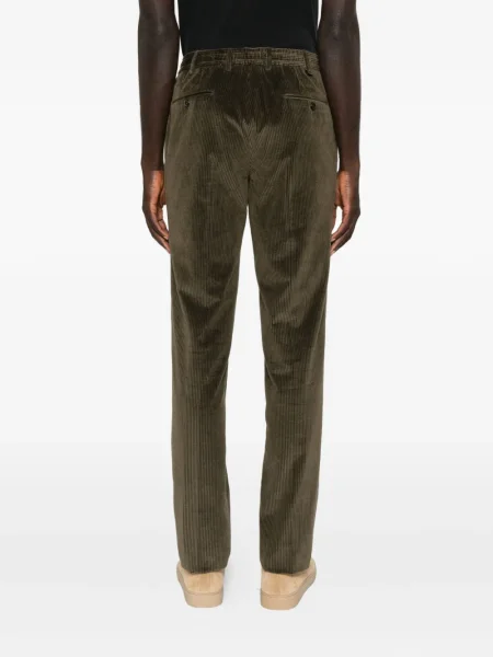 Pantaloni Pt Torino de catifea cord verde