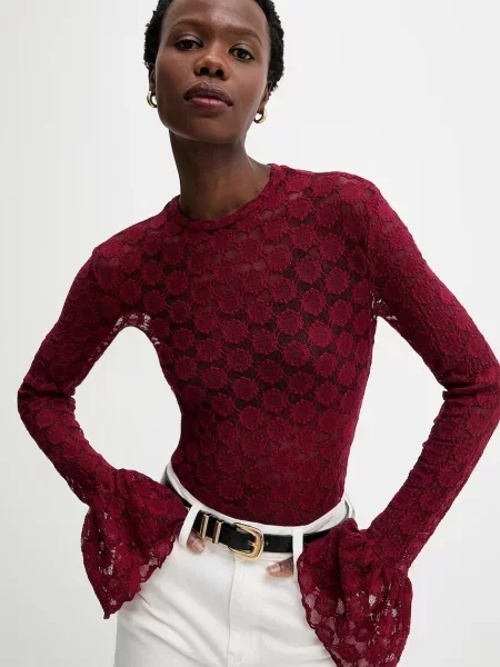 Majica Answear.LAB bordo