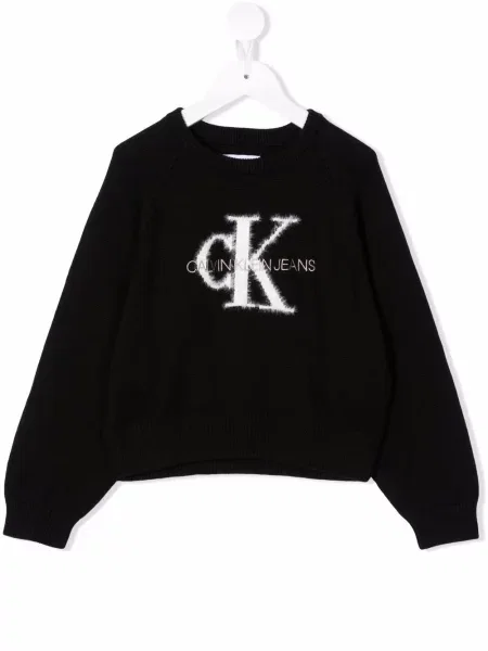 Bluza dziecięca Calvin Klein czarna