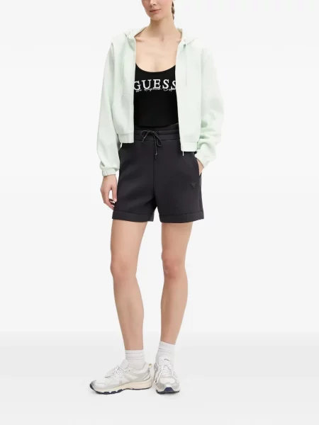 Hanorac cu glugă Guess verde