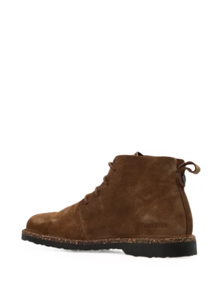 Botine Birkenstock din piele de căprioară maro