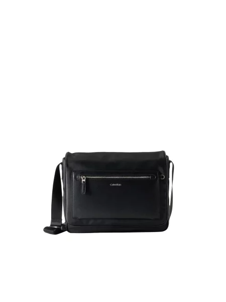 Crossbody taška Calvin Klein s autogramem černá