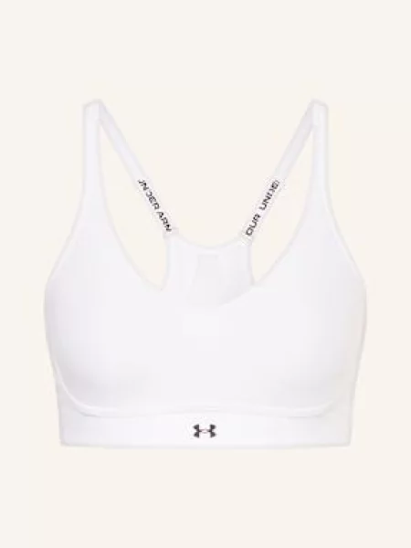 Under Armour Biustonosz Sportowy Ua Infinity Low weiss biały