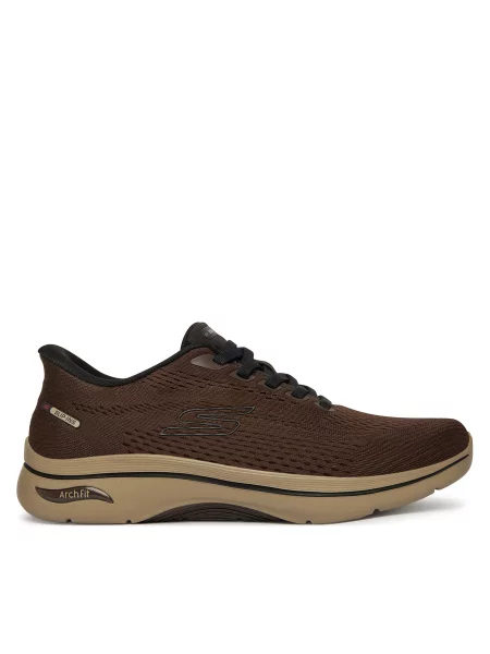 Αθλητικά Skechers Go Walk Arch Fit - Percy Σκούρο καφέ