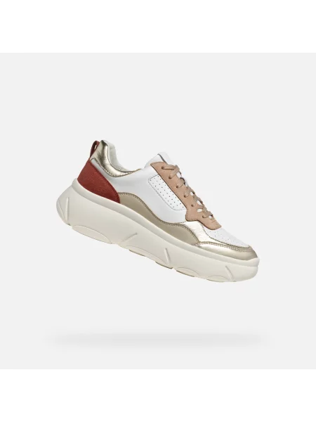 Buty Geox Nebula™ X whire/light gold białe