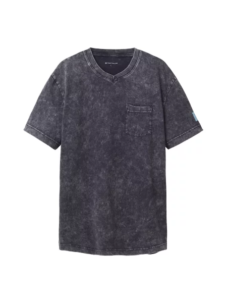TOM TAILOR Tricou albastru marin / albastru deschis