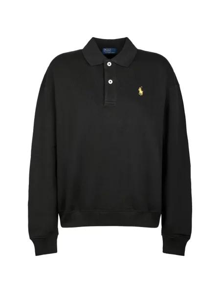 Top Polo Ralph Lauren z autografem czarny
