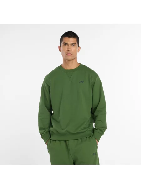 Froté mikina New Balance zelená