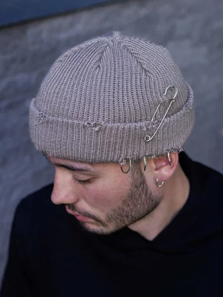 Шапка Without бежевая