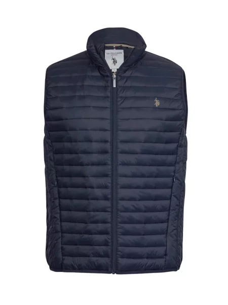 U.S. POLO ASSN. Vestă UMMaks safir