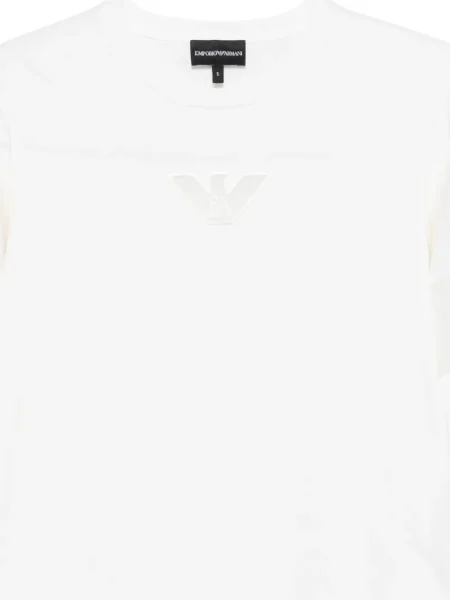 Tricou Emporio Armani scurt alb