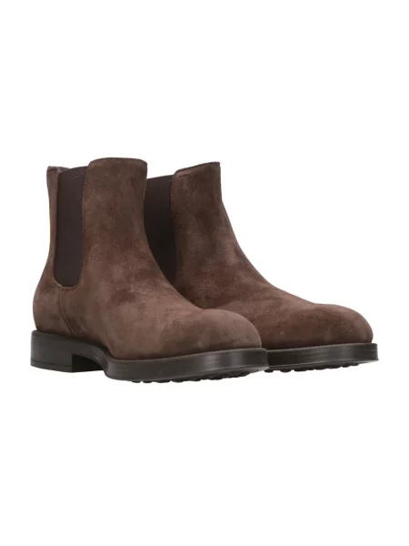 Botki Tod's zamszowe brązowe