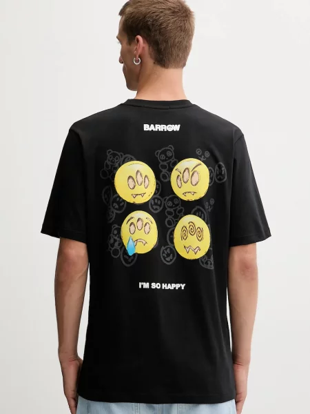 Футболка Barrow візерунок чорний